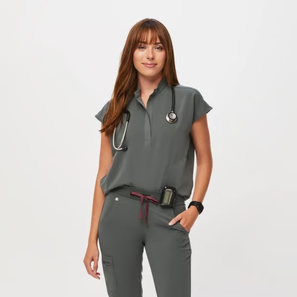 FIGS. Women’s Rafaela Scrub Top. Limited edition Bonsai
